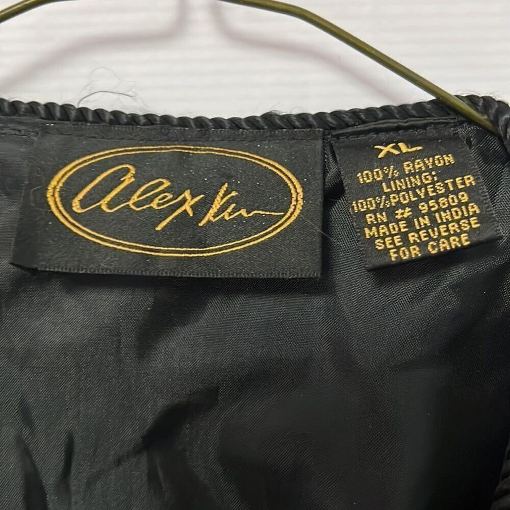 VINTAGE ALEX KIM PATCHWORK JACKET SIZE XL - Picture 5 of 6